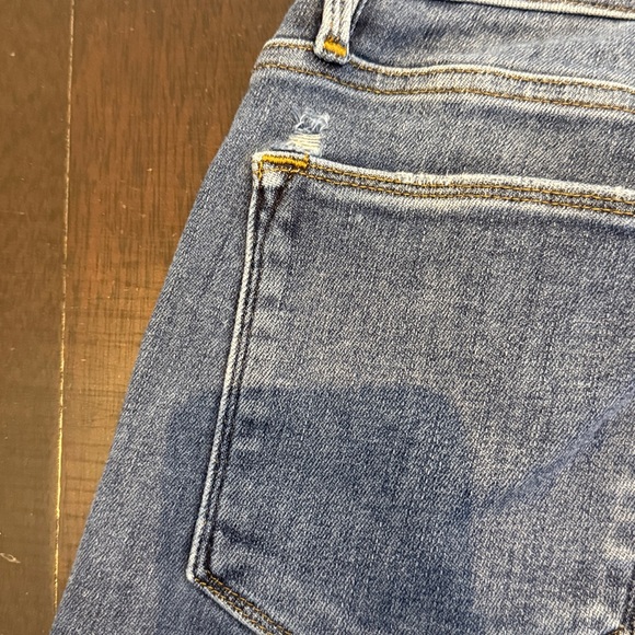 Frame Denim LeHigh Straight Jeans in Classic Blue - Picture 7 of 9